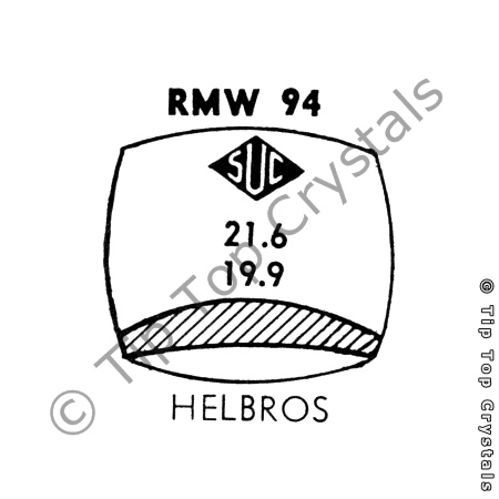 SUC RMW94 Watch Crystal