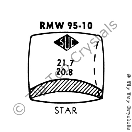 SUC RMW95-10 Watch Crystal