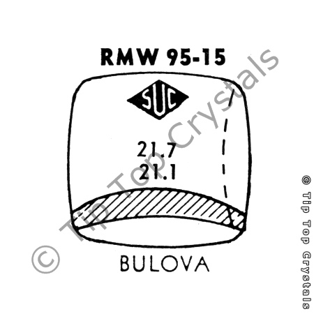SUC RMW95-15 Watch Crystal