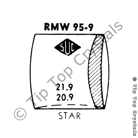 SUC RMW95-9 Watch Crystal