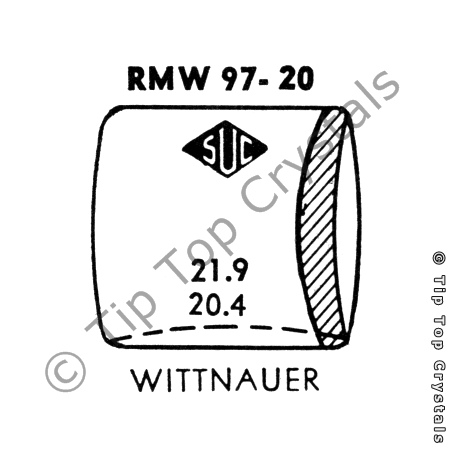 SUC RMW97-20 Watch Crystal