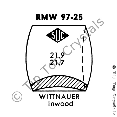 SUC RMW97-25 Watch Crystal