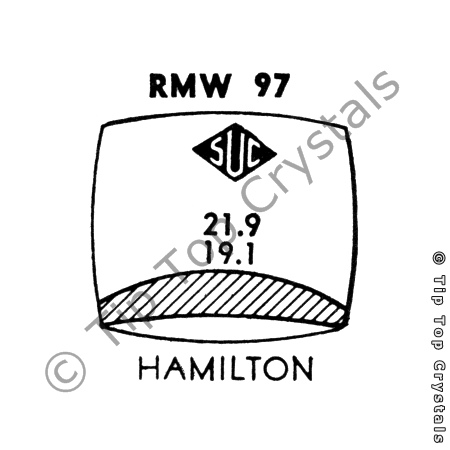 SUC RMW97 Watch Crystal