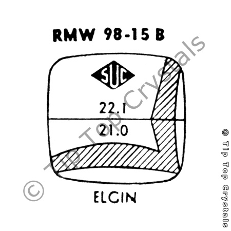 SUC RMW98-15B Watch Crystal