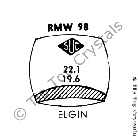 SUC RMW98 Watch Crystal