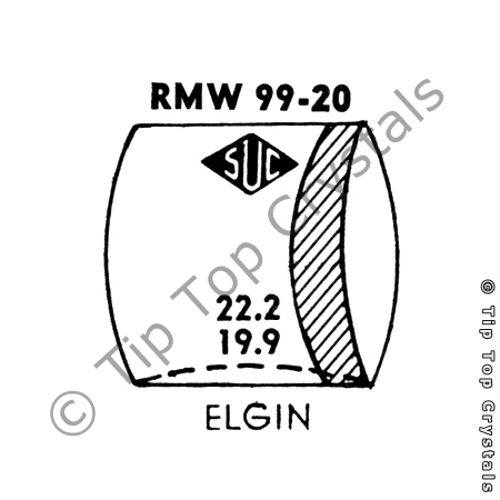 SUC RMW99-20 Watch Crystal