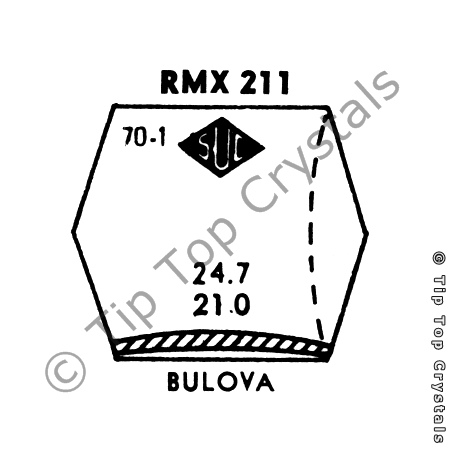 SUC RMX211 Watch Crystal - Click Image to Close