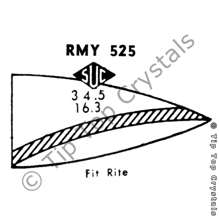 SUC RMY525 Watch Crystal