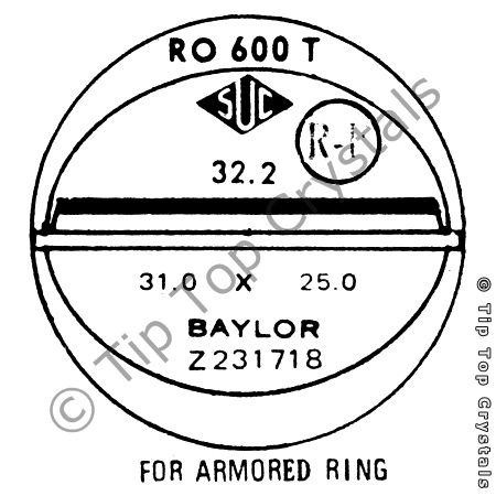 SUC RO600T Watch Crystal
