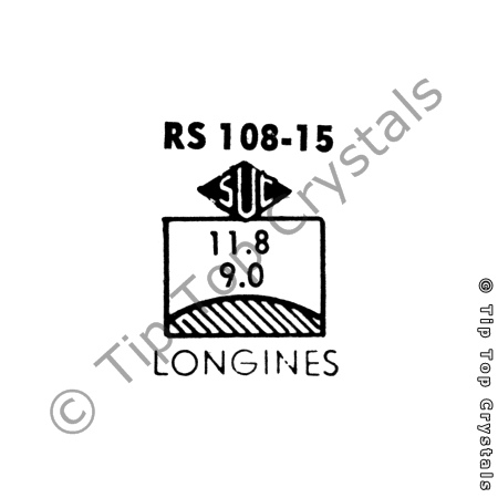 SUC RS108-15 Watch Crystal