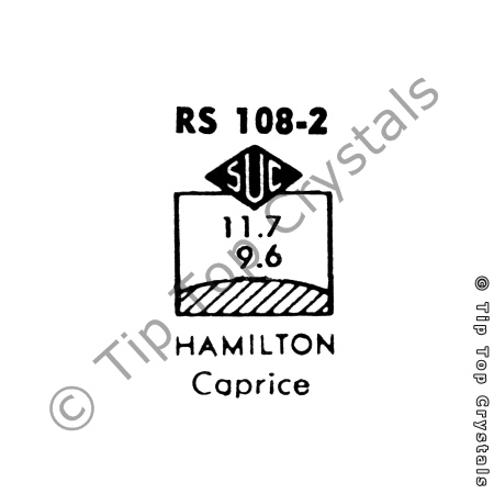 SUC RS108-2 Watch Crystal