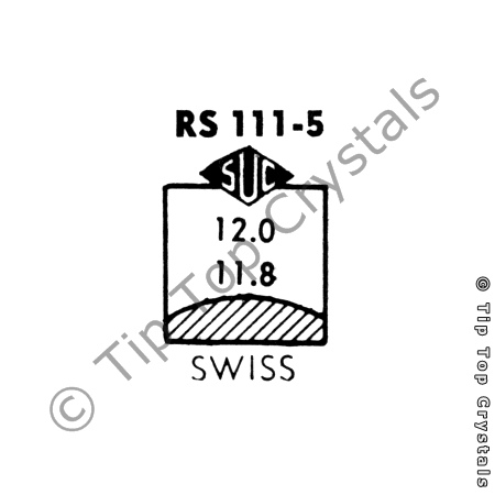 SUC RS111-5 Watch Crystal