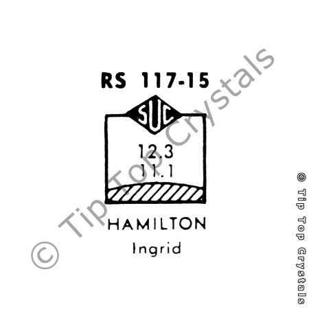 SUC RS117-15 Watch Crystal