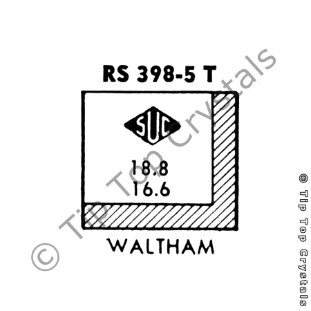 SUC RS398-5T Watch Crystal