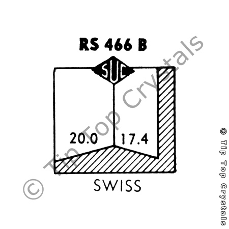 SUC RS466B Watch Crystal