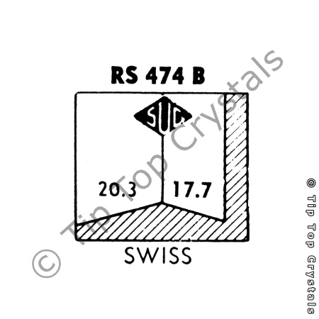 SUC RS474B Watch Crystal