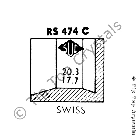 SUC RS474C Watch Crystal