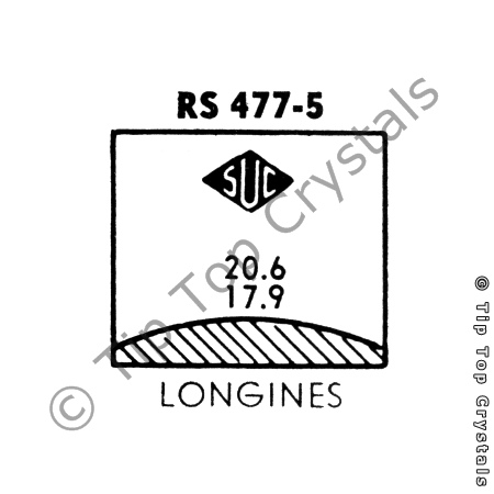 SUC RS477-5 Watch Crystal