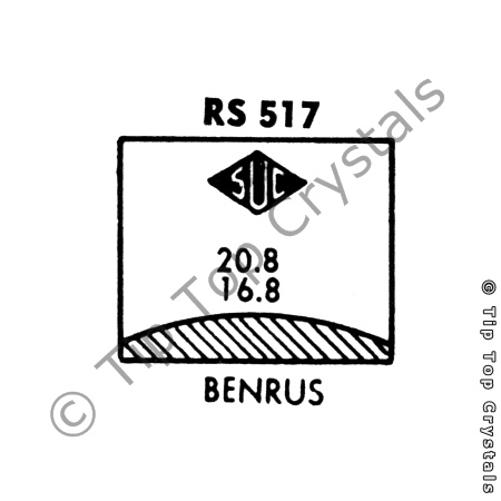 SUC RS517 Watch Crystal