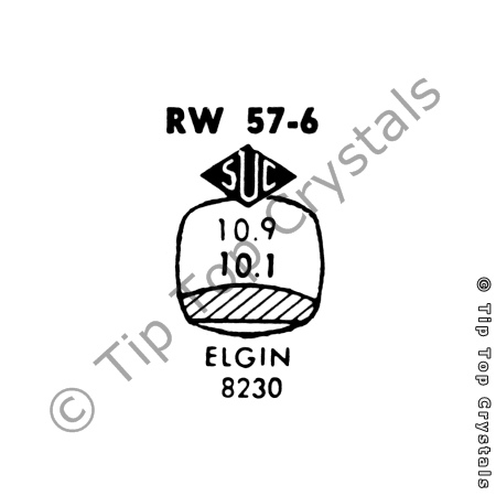 SUC RW57-6 Watch Crystal