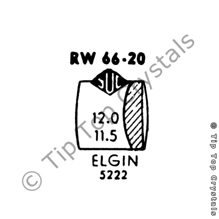 SUC RW66-20 Watch Crystal