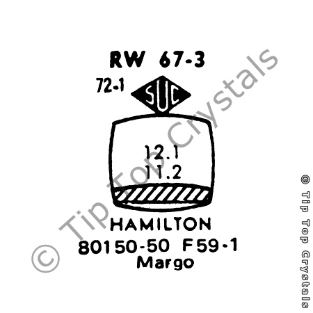 SUC RW67-3 Watch Crystal