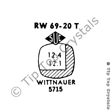 SUC RW69-20T Watch Crystal
