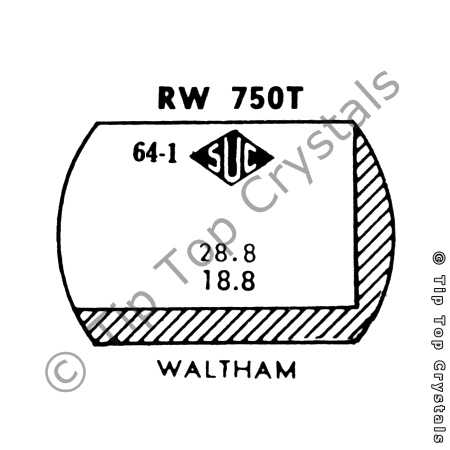 SUC RW750T Watch Crystal