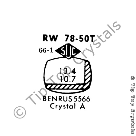SUC RW78-50T Watch Crystal