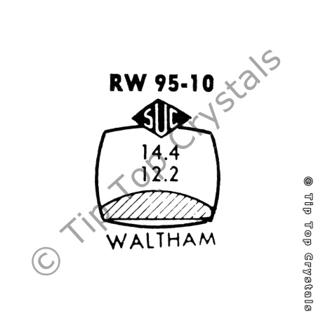 SUC RW95-10 Watch Crystal