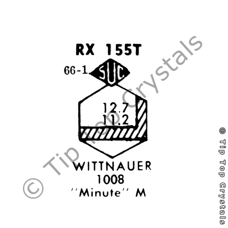 SUC RX155T Watch Crystal