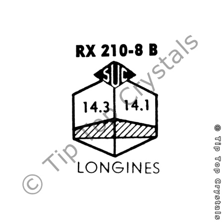 SUC RX210-8B Watch Crystal