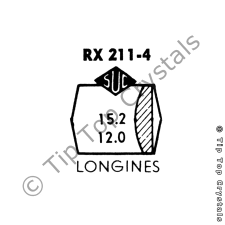 SUC RX211-4 Watch Crystal