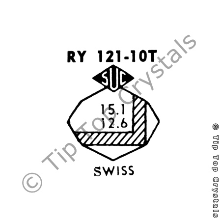 SUC RY121-10T Watch Crystal