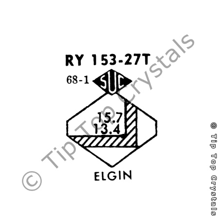 SUC RY153-27T Watch Crystal