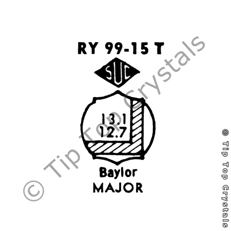 SUC RY99-15T Watch Crystal