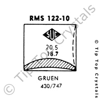 SUC RMS122-10 Watch Crystal