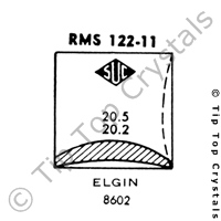 SUC RMS122-11 Watch Crystal