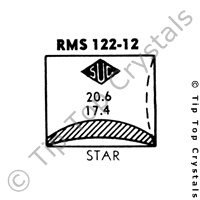 SUC RMS122-12 Watch Crystal