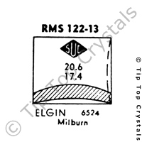 SUC RMS122-13 Watch Crystal