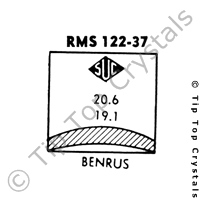 SUC RMS122-37 Watch Crystal