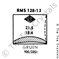 SUC RMS128-13 Watch Crystal