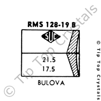 SUC RMS128-19B Watch Crystal