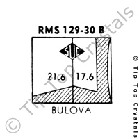 SUC RMS129-30B Watch Crystal