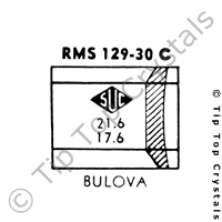 SUC RMS129-30C Watch Crystal