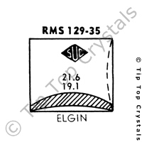 SUC RMS129-35 Watch Crystal