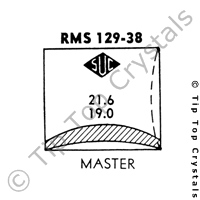 SUC RMS129-38 Watch Crystal