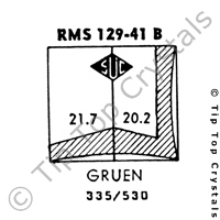 SUC RMS129-41B Watch Crystal