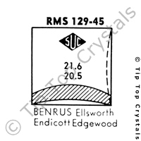 SUC RMS129-45 Watch Crystal