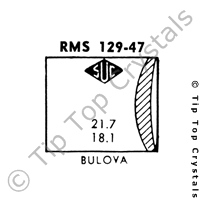 SUC RMS129-47 Watch Crystal